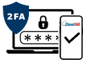 Customer and Support Staff Login requires 2 Factor Authentication (2FA)